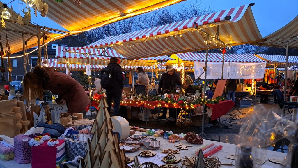 Kerstmarkt op het Oude Dorp in Houten