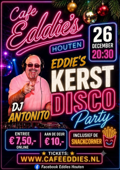 Eddie’s Kerst Disco Party met DJ Antonit… — muziek in Houten