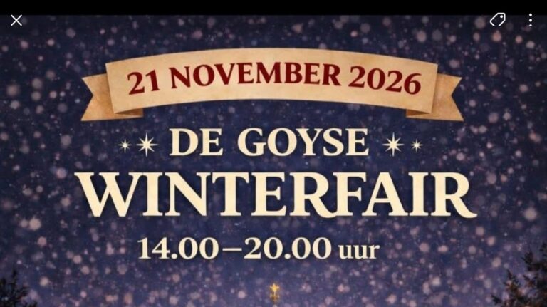 De Goyse Winterfair op zaterdag 21 november — braderie-en-jaarmarkt in Houten