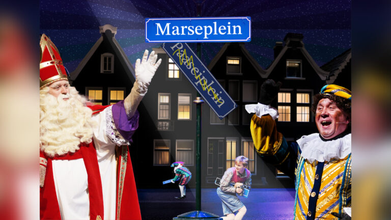 Sint en Piet op het Marseplein — theater in Houten